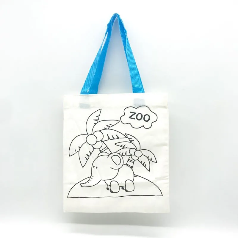 बच्चों के लिए पेंटिंग या भित्तिचित्र बनाने के लिए कैनवास बैग